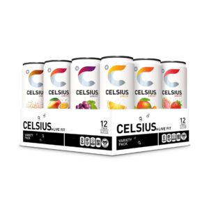 CELSIUS Official Variety Pack, Functional Essential Energy Drink 12 Fl Oz (Pack of 12)