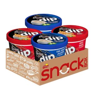 Doritos Spicy Nacho Flavored Dip and Cool Ranch Jalapeno Flavored Dip Variety Pack, 40 Ounce (Pack of 4)