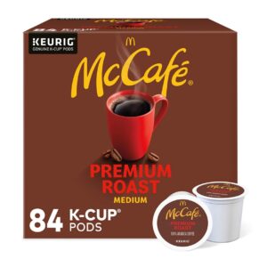 McCafe Premium Medium Roast K-Cup Coffee Pods, Premium Roast, 84 Count